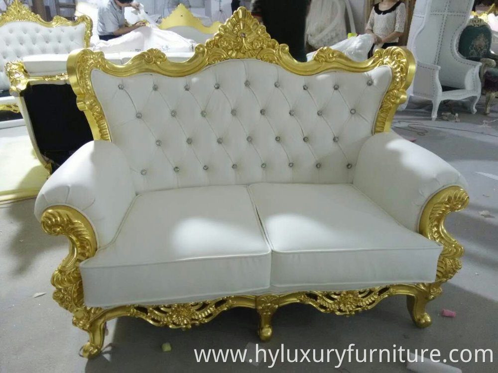 luxury wooden Dubai wedding sofa furniture